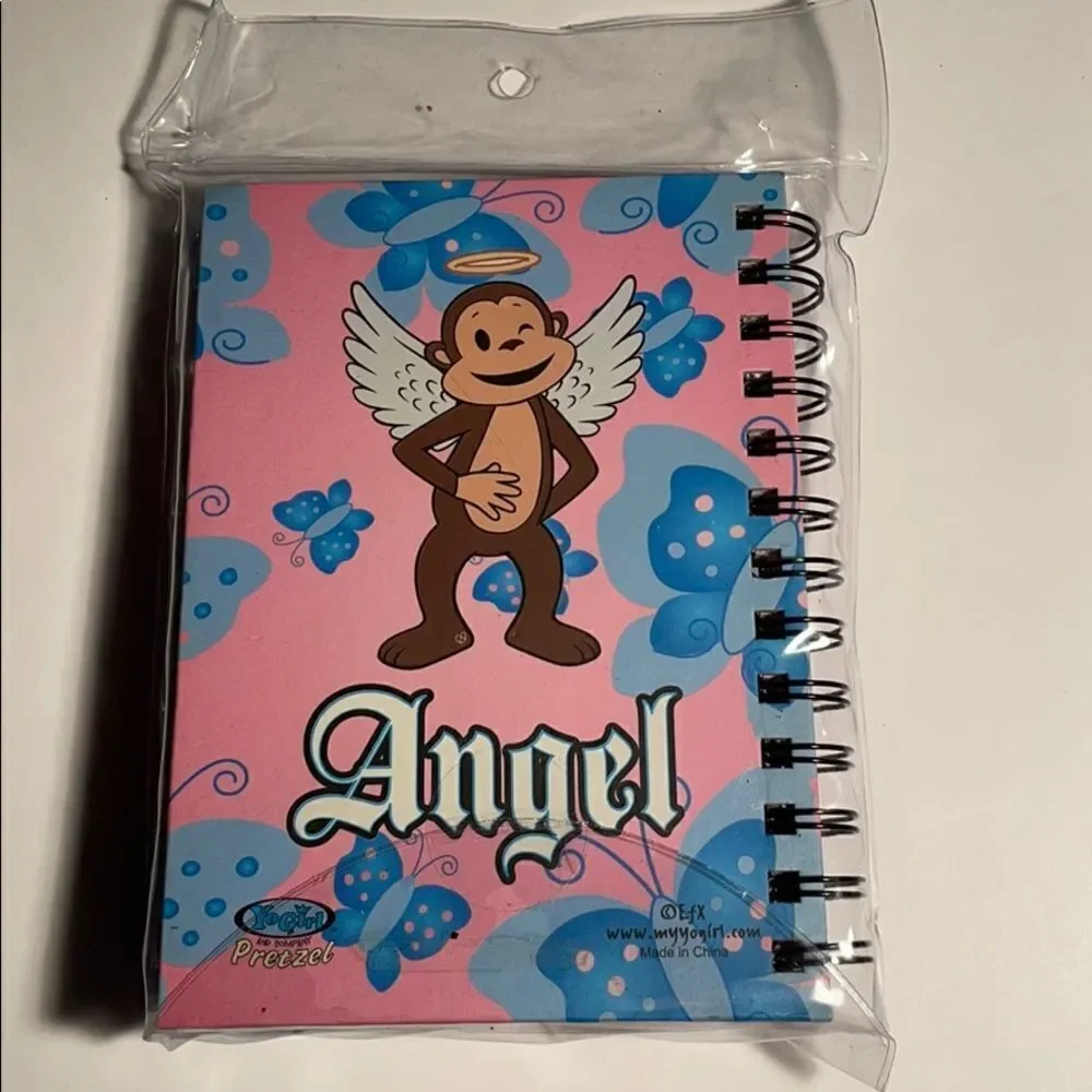 Claire’s 5 Pc Journal Keychain Angel Monkey Set